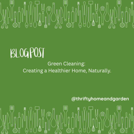 Blog Post.Green Cleaning: Creating a Healthier Home, Naturally.