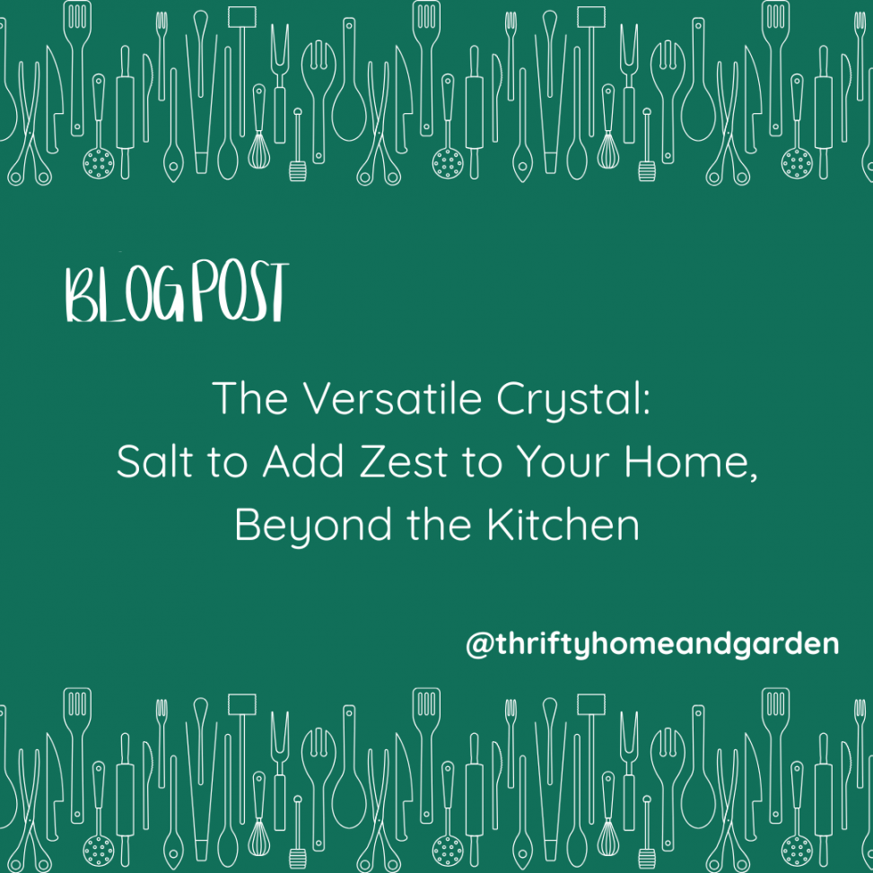 The Versatile Crystal: Salt to Add Zest to Your Home, Beyond the Kitchen