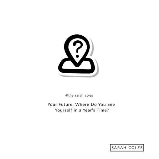 Your Future: Where Do You See Yourself in a Year’s Time?