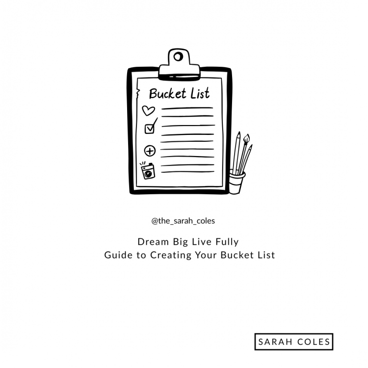 Dream Big Live Fully Guide to Creating Your Bucket List