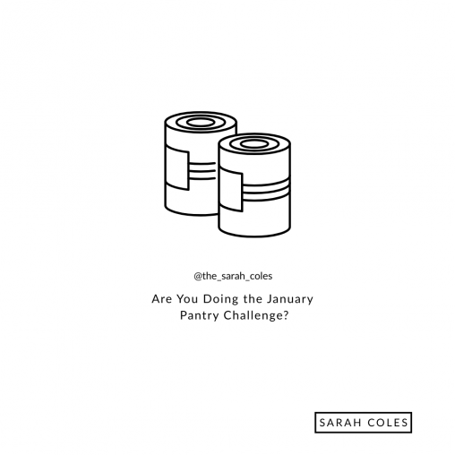 Are You Doing the January Pantry Challenge?