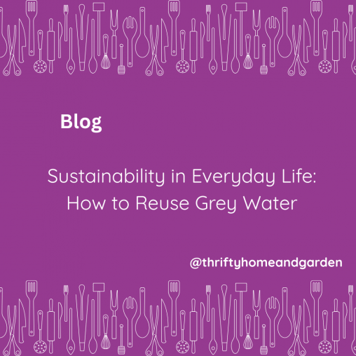 Sustainability in Everyday Life: How to Reuse Grey Water