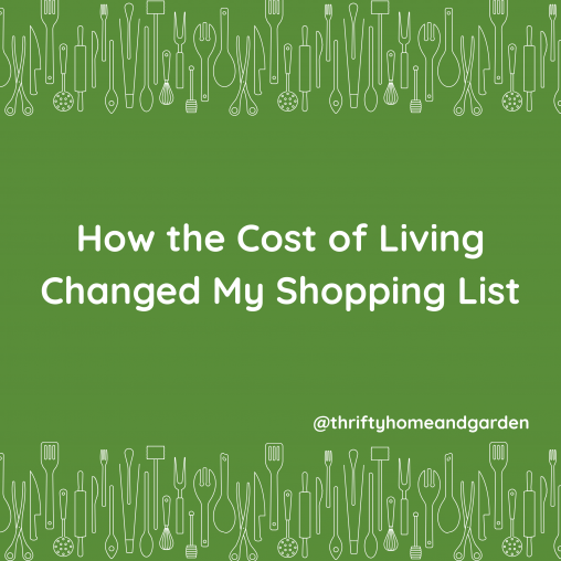 How the Cost of Living Changed My Shopping List