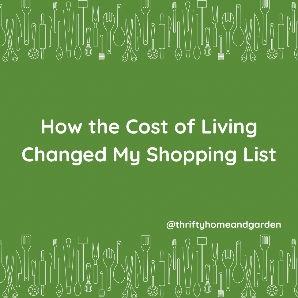 How the Cost of Living Changed My Shopping List