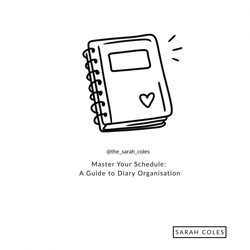 Master Your Schedule: A Guide to Diary Organisation