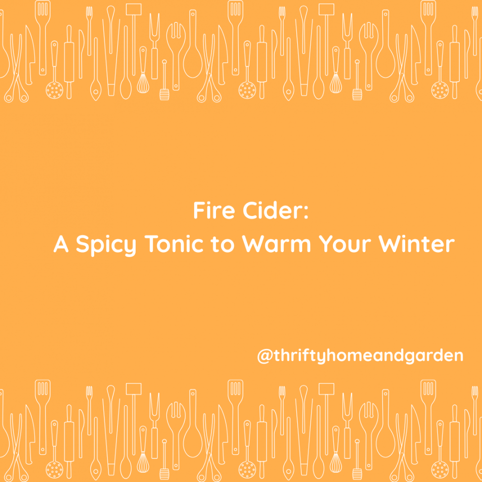 Fire Cider: A Spicy Tonic to Warm Your Winter