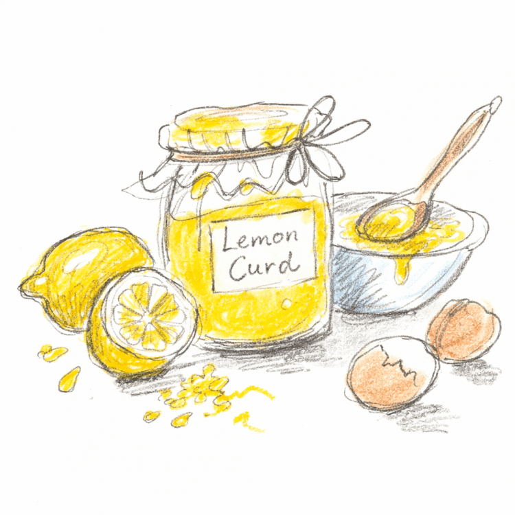 Homemade Lemon Curd.
