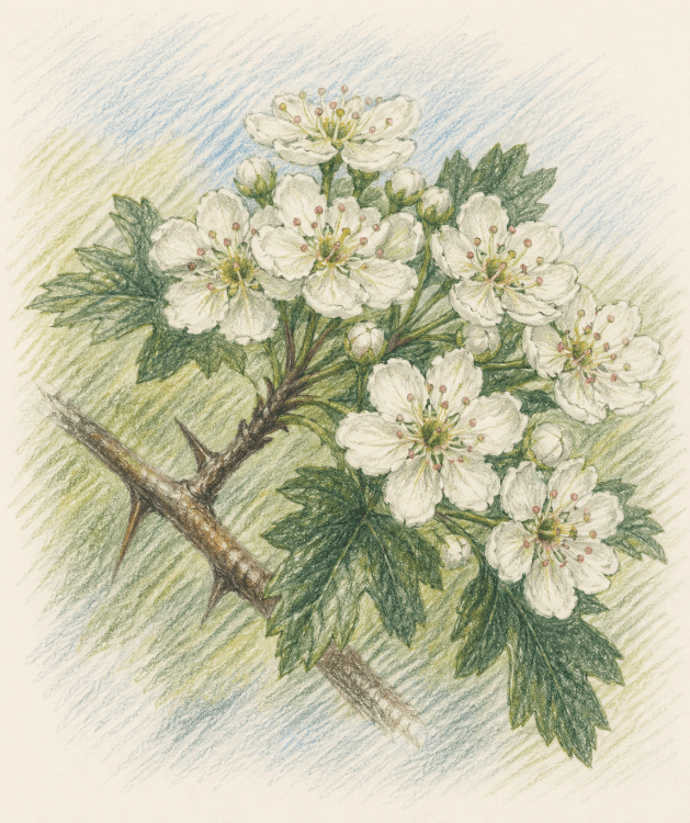 Crataegus monogyna, Hawthorn