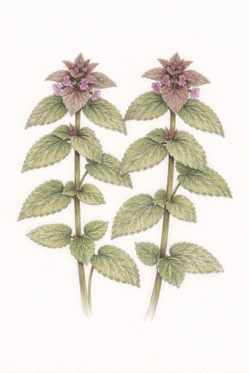 Lamium purpureum - red nettle