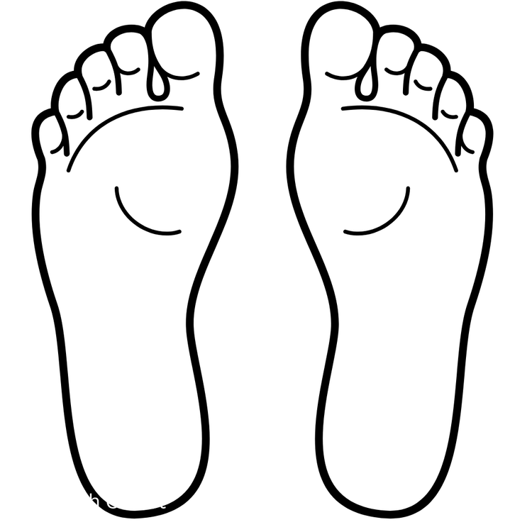 Outline of Feet!